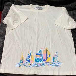 Vintage bombacha Bye sweet baby Jane size large USA beach top